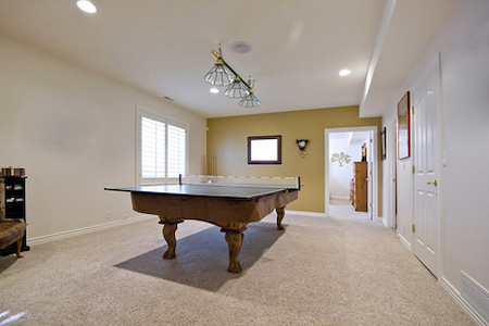 Valparaiso Convert Your Basement Into A Billiard And Game Room